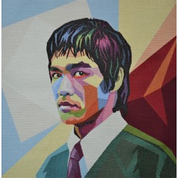 Panel Gobelinowy Bruce Lee