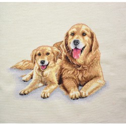 Panel Gobelinowy Golden Retriver